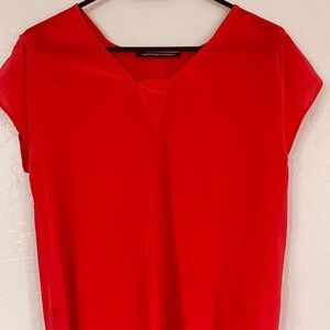 Comptoir Des Cotonniers Vivid Red Blouse